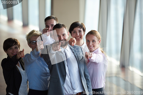 Image of diverse business people group