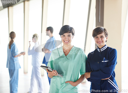 Image of group of medical staff at hospital