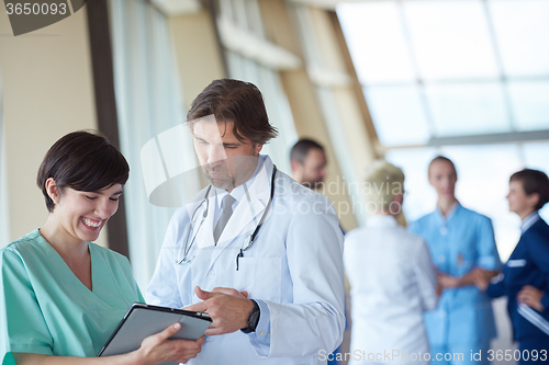 Image of group of medical staff at hospital