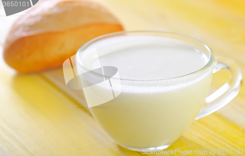 Image of milk and bread