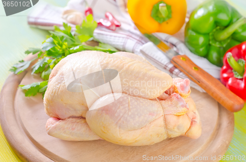 Image of chicken and vegetables
