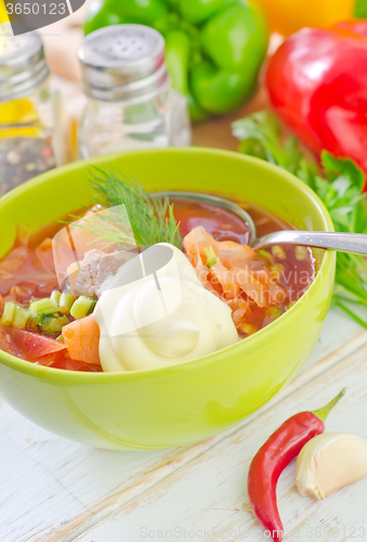 Image of fresh soup