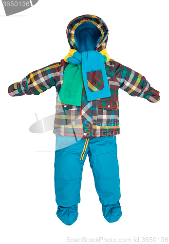 Image of Childrens snowsuit fall