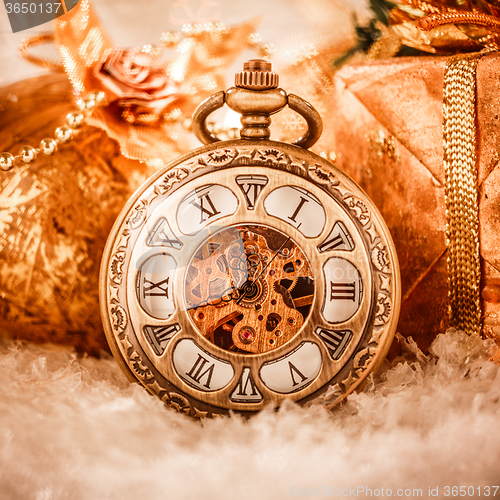 Image of Christmas pocket watch