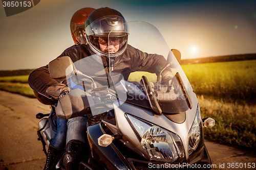 Image of Bikers on the road