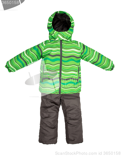 Image of Childrens snowsuit fall