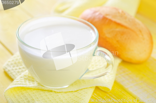 Image of milk and bread