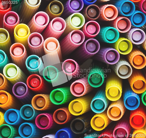 Image of Collection of various felt tip pens