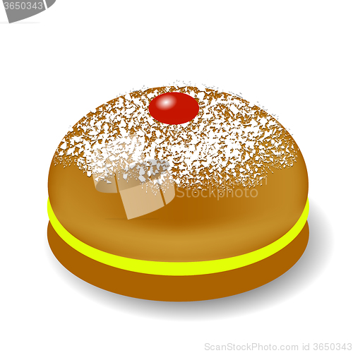 Image of Red Jelly Donuts for Hanukkah