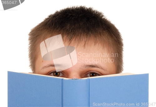Image of Boy Reading Book