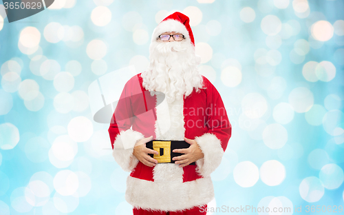 Image of man in costume of santa claus