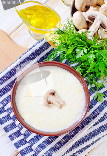 Image of soup from mushroom