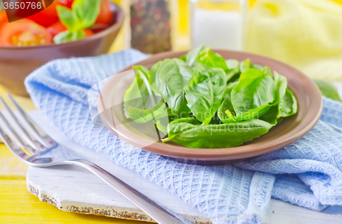 Image of basil and tomato