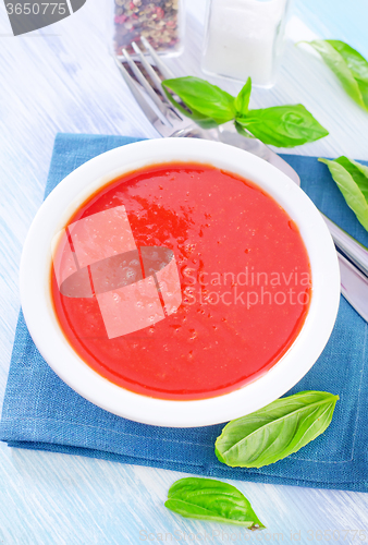 Image of tomato soup