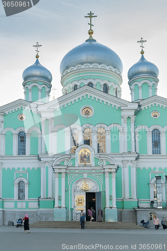 Image of Holy Trinity Cathedral. Diveevo. Russia