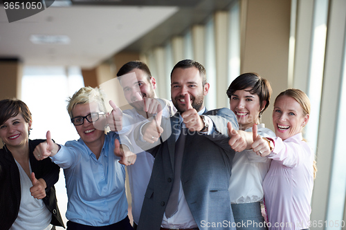 Image of diverse business people group