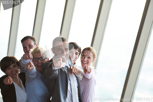 Image of diverse business people group