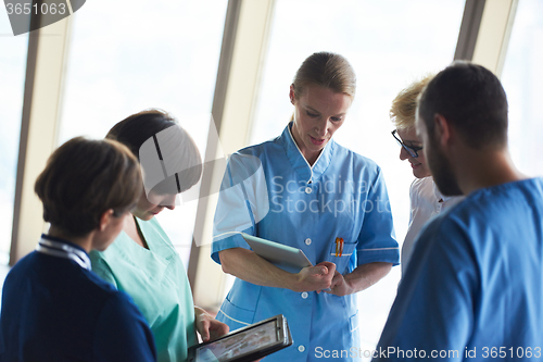 Image of group of medical staff at hospital