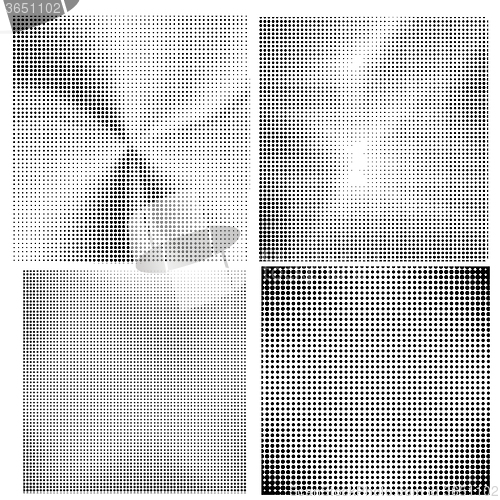 Image of Set of Halftone Dots. 