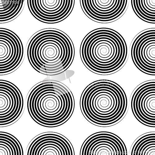 Image of Black Spiral Background.