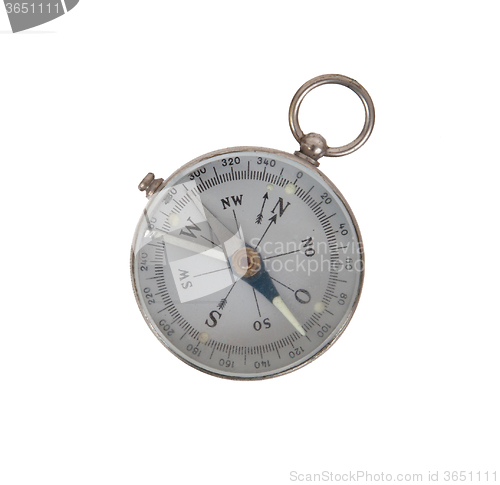 Image of Compass on white background