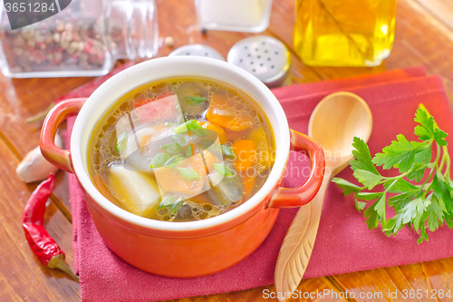 Image of fresh soup