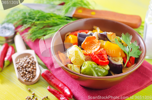 Image of baked vegetables