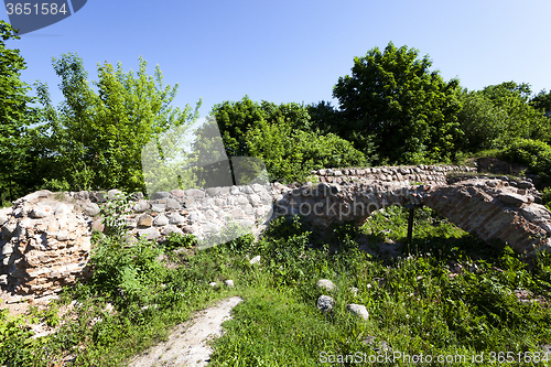 Image of the ruins  fortress  