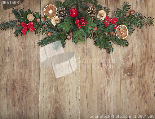 Image of Christmas decoration background