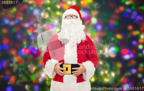 Image of man in costume of santa claus