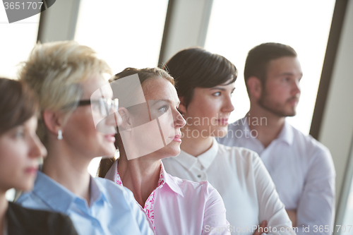 Image of diverse business people group