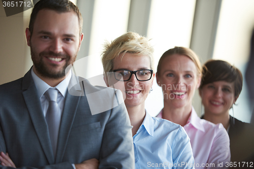 Image of diverse business people group