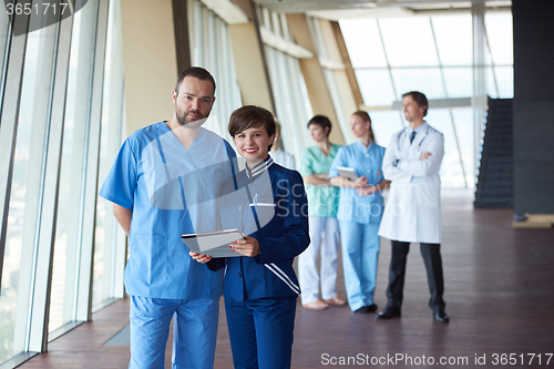 Image of group of medical staff at hospital