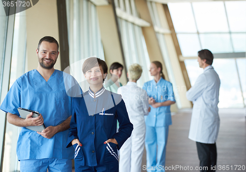 Image of group of medical staff at hospital