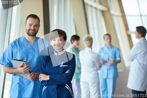 Image of group of medical staff at hospital