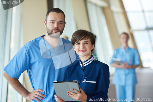 Image of group of medical staff at hospital