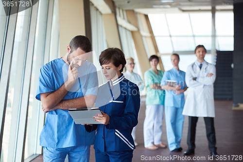 Image of group of medical staff at hospital