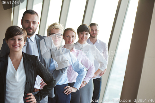 Image of diverse business people group
