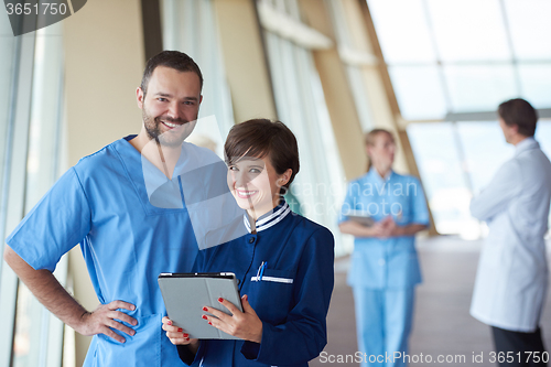 Image of group of medical staff at hospital