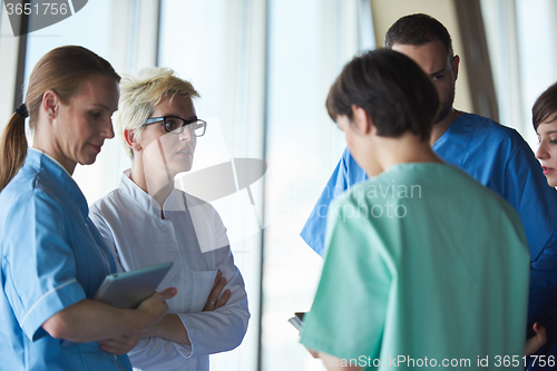 Image of group of medical staff at hospital
