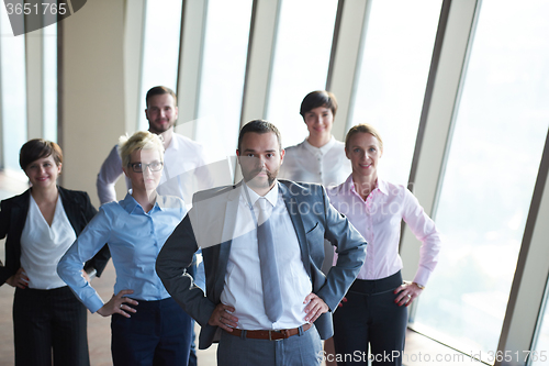 Image of diverse business people group