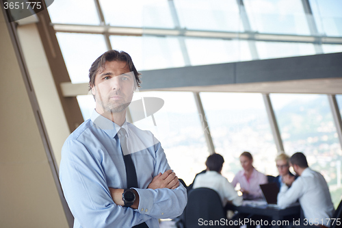 Image of portrait of handosme business man