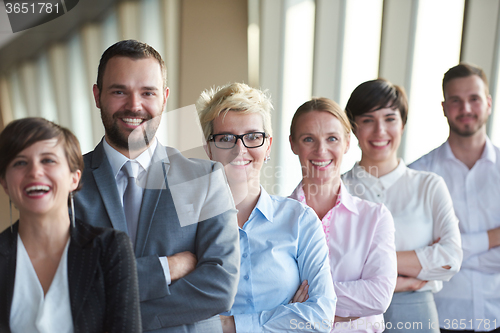 Image of diverse business people group