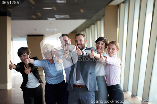 Image of diverse business people group