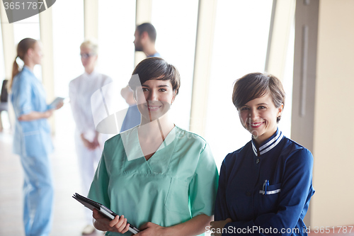 Image of group of medical staff at hospital