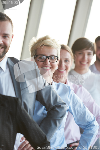 Image of diverse business people group
