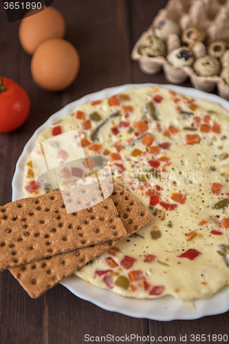 Image of baked omelette dish