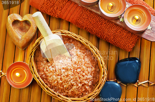 Image of sea salt and soap