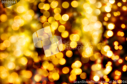 Image of bokeh christmas lights