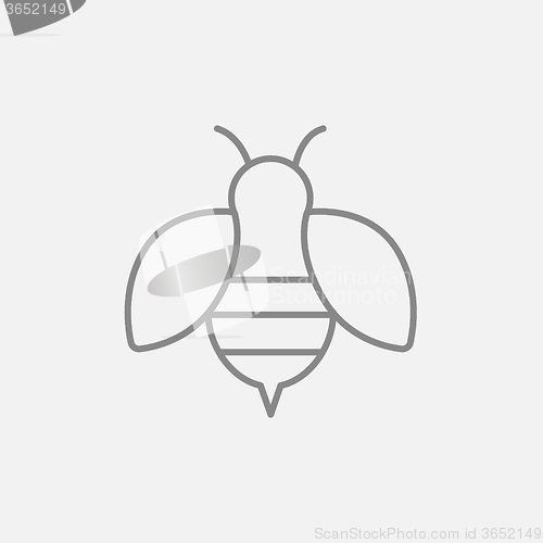 Image of Bee line icon.